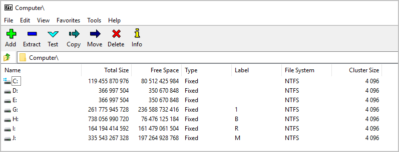 7Zip Домашняя страница