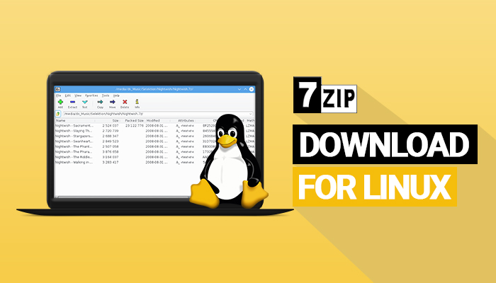 7-Zip pour Linux - Téléchargez le meilleur archiveur pour votre