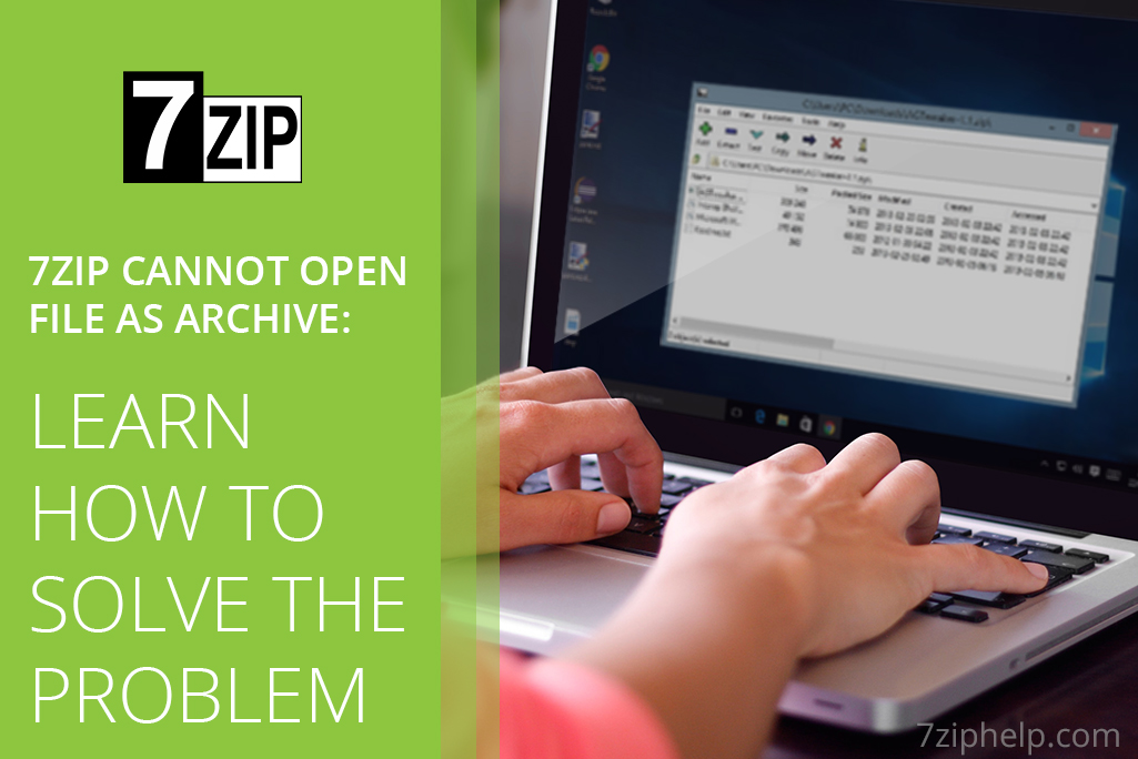 7Zipはファイルをアーカイブとして開くことができません